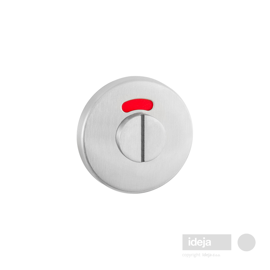 Rozeta inox mat WC