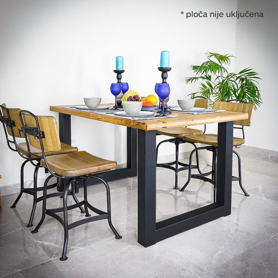 Noga za stol Royal crna