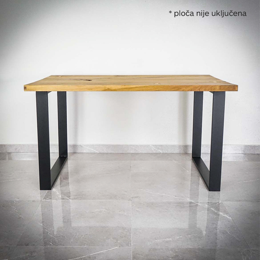 Noga za stol Quadrata crna