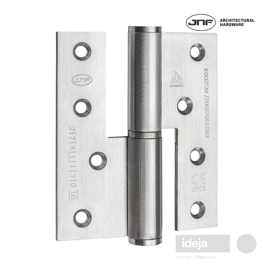Šarnir JNF 100×86 inox ravni