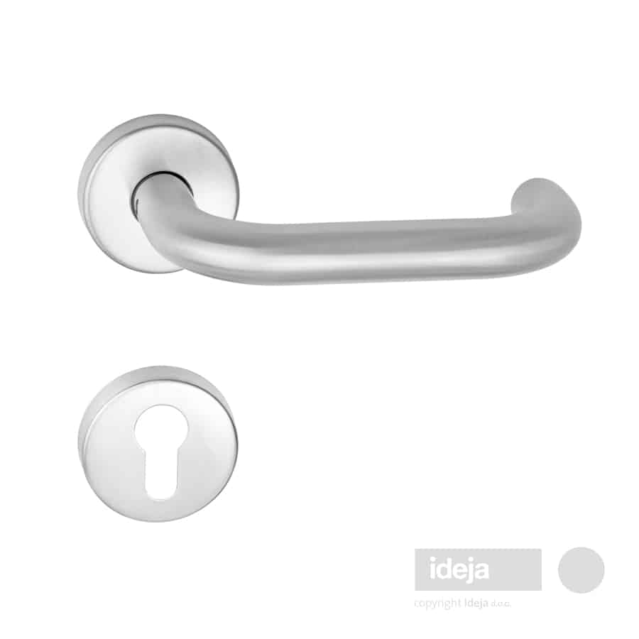 Kvaka Real inox okrugla rozeta