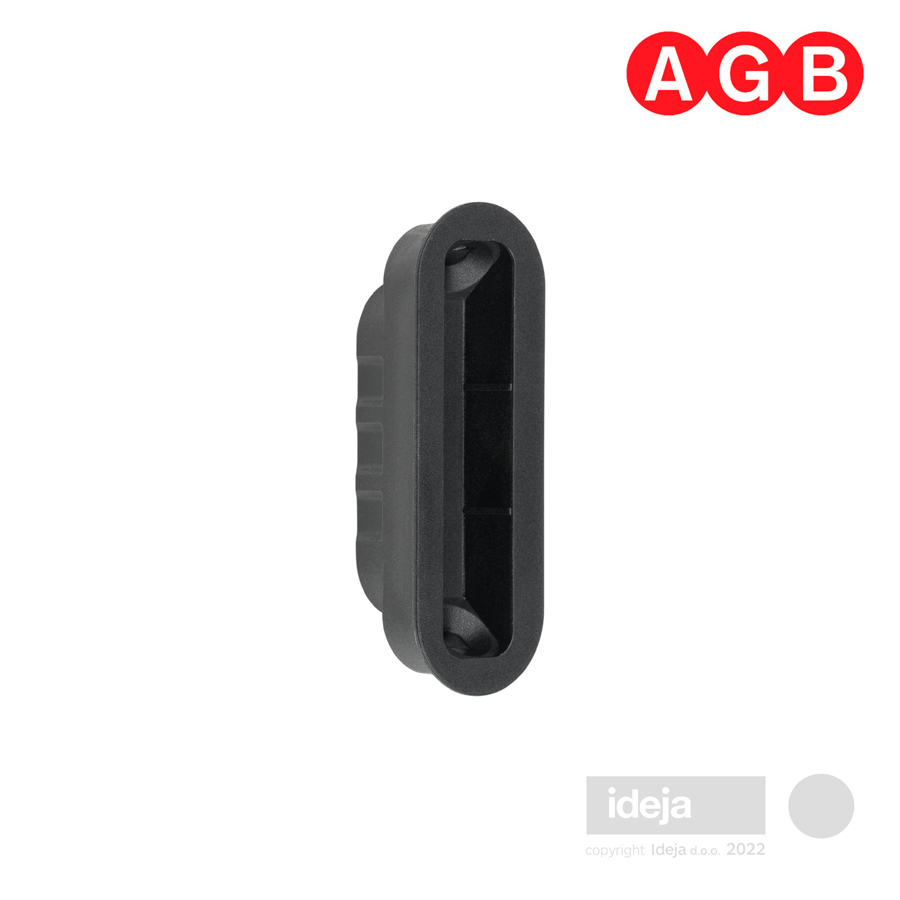 Prihvatnik AGB magnetne brave XT crni