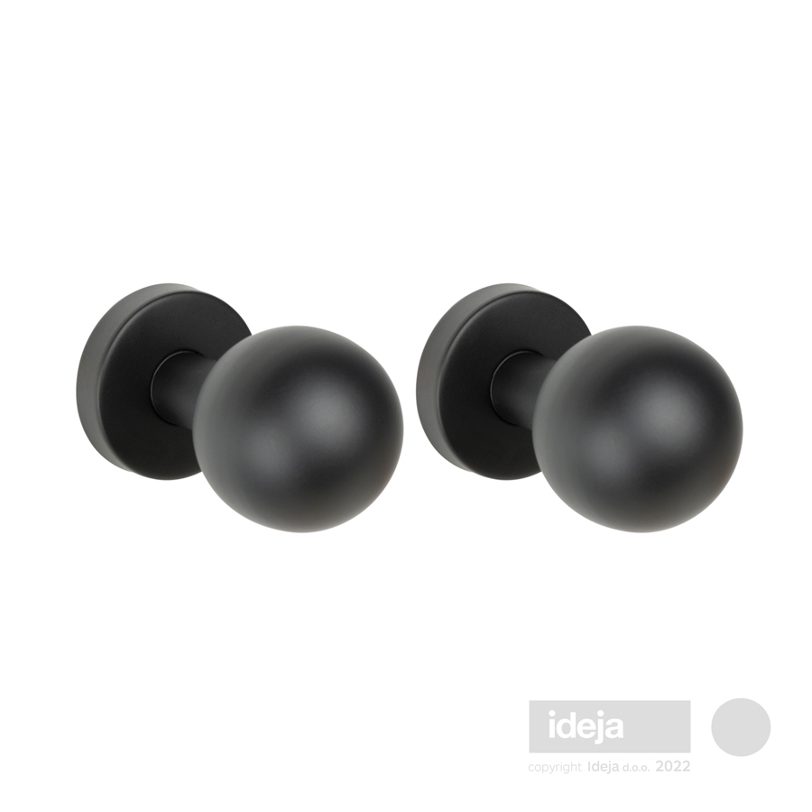 Kugle okretne Metro crne inox