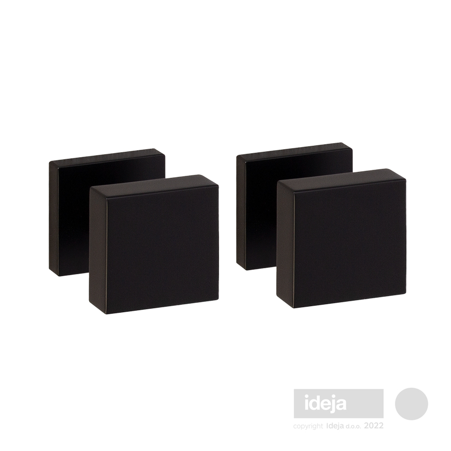Kugle okretne Quadro crne mat