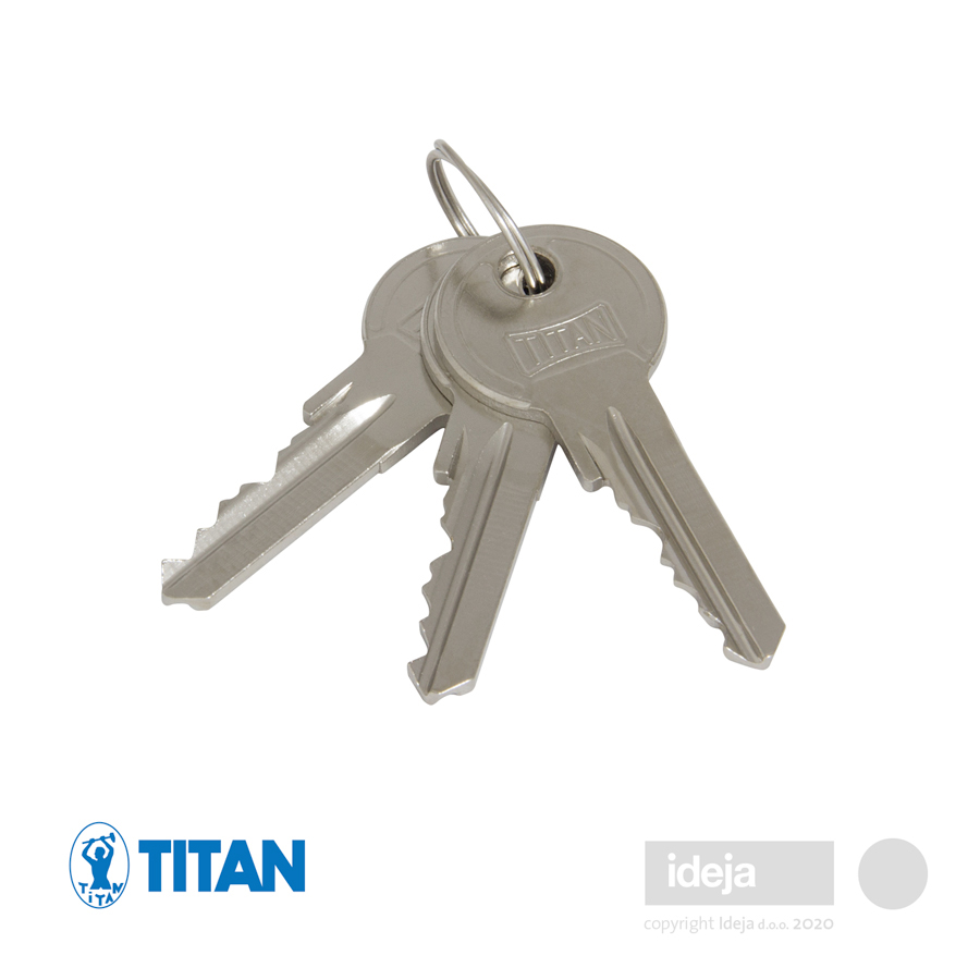 Ključ za cilindar Titan K1 / K