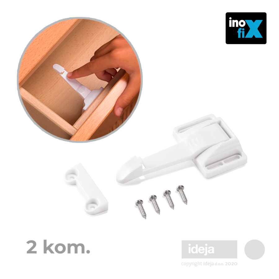 Sigurnosni zatvarač za ladice Inofix