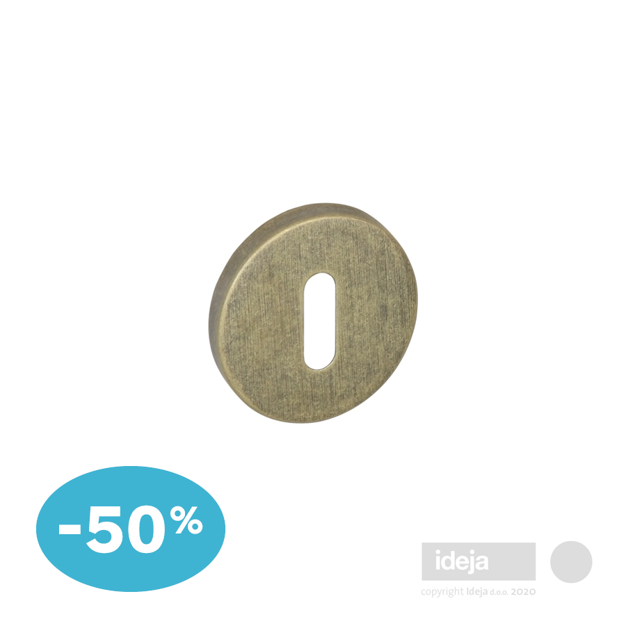 Rozeta inox Raw Brass
